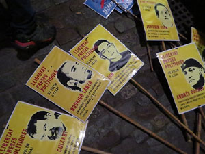 Marxa de torxes per la llibertat dels presos pol&iacute;tics