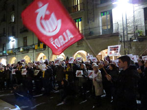 Concentraci&oacute; a la pla&ccedil;a del Vi per la independ&egrave;ncia i la llibertat dels presos pol&iacute;tics