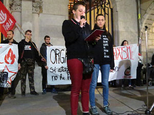 Concentraci&oacute; a la pla&ccedil;a del Vi per la independ&egrave;ncia i la llibertat dels presos pol&iacute;tics