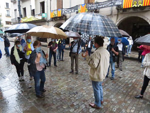 Concentraci&oacute; a la pla&ccedil;a del Vi per la independ&egrave;ncia i la llibertat dels presos pol&iacute;tics