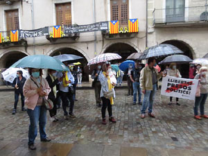 Concentraci&oacute; a la pla&ccedil;a del Vi per la independ&egrave;ncia i la llibertat dels presos pol&iacute;tics