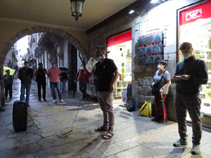 Concentraci&oacute; a la pla&ccedil;a del Vi per la independ&egrave;ncia i la llibertat dels presos pol&iacute;tics