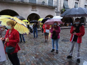 Concentraci&oacute; a la pla&ccedil;a del Vi per la independ&egrave;ncia i la llibertat dels presos pol&iacute;tics
