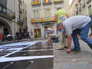 Concentraci&oacute; a la pla&ccedil;a del Vi per la independ&egrave;ncia i la llibertat dels presos pol&iacute;tics
