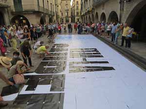Concentraci&oacute; a la pla&ccedil;a del Vi per la independ&egrave;ncia i la llibertat dels presos pol&iacute;tics