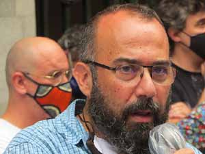 Concentraci&oacute; a la pla&ccedil;a del Vi per la independ&egrave;ncia i la llibertat dels presos pol&iacute;tics