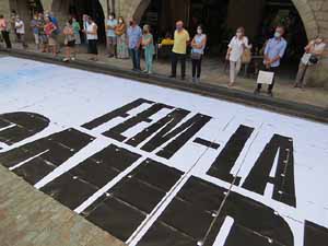 Concentraci&oacute; a la pla&ccedil;a del Vi per la independ&egrave;ncia i la llibertat dels presos pol&iacute;tics