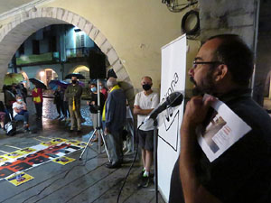 Concentraci&oacute; a la pla&ccedil;a del Vi per la independ&egrave;ncia i la llibertat dels presos pol&iacute;tics