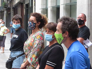 Concentraci&oacute; a la pla&ccedil;a del Vi per la independ&egrave;ncia i la llibertat dels presos pol&iacute;tics
