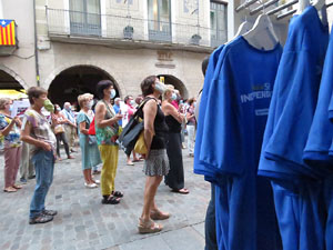 Concentraci&oacute; a la pla&ccedil;a del Vi per la independ&egrave;ncia i la llibertat dels presos pol&iacute;tics