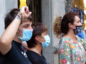 Concentraci&oacute; a la pla&ccedil;a del Vi per la independ&egrave;ncia i la llibertat dels presos pol&iacute;tics