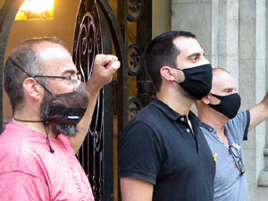 Concentraci&oacute; a la pla&ccedil;a del Vi per la independ&egrave;ncia i la llibertat dels presos pol&iacute;tics