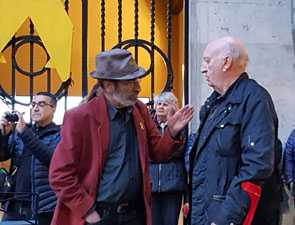 Concentraci&oacute; a la pla&ccedil;a del Vi per la independ&egrave;ncia i la llibertat dels presos pol&iacute;tics