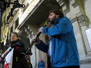 Concentraci&oacute; a la pla&ccedil;a del Vi per la independ&egrave;ncia i la llibertat dels presos pol&iacute;tics