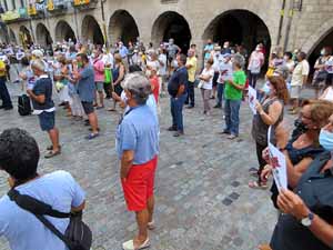 Concentraci&oacute; a la pla&ccedil;a del Vi per la independ&egrave;ncia i la llibertat dels presos pol&iacute;tics