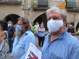 Concentraci&oacute; a la pla&ccedil;a del Vi per la independ&egrave;ncia i la llibertat dels presos pol&iacute;tics
