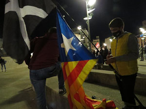 Concentraci&oacute; a la pla&ccedil;a de l'U d'octubre de 2017 per la independ&egrave;ncia i la llibertat dels presos pol&iacute;tics