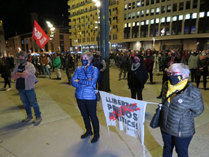 Concentraci&oacute; a la pla&ccedil;a de l'U d'octubre de 2017 per la independ&egrave;ncia i la llibertat dels presos pol&iacute;tics