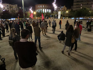 Concentraci&oacute; a la pla&ccedil;a de l'U d'octubre de 2017 per la independ&egrave;ncia i la llibertat dels presos pol&iacute;tics