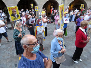 Concentraci&oacute; a la pla&ccedil;a del Vi per la independ&egrave;ncia i la llibertat dels presos pol&iacute;tics