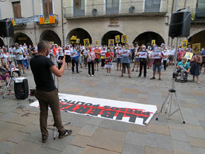Concentraci&oacute; a la pla&ccedil;a del Vi per la independ&egrave;ncia i la llibertat dels presos pol&iacute;tics