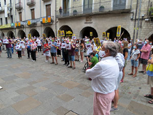 Concentraci&oacute; a la pla&ccedil;a del Vi per la independ&egrave;ncia i la llibertat dels presos pol&iacute;tics
