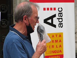 Concentraci&oacute; a la pla&ccedil;a del Vi per la independ&egrave;ncia i la llibertat dels presos pol&iacute;tics