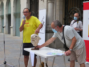 Concentraci&oacute; a la pla&ccedil;a del Vi per la independ&egrave;ncia i la llibertat dels presos pol&iacute;tics
