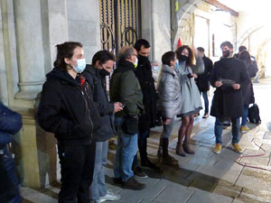 Concentraci&oacute; a la pla&ccedil;a del Vi per la independ&egrave;ncia i la llibertat dels presos pol&iacute;tics