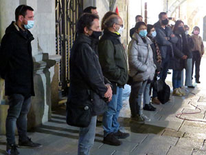 Concentraci&oacute; a la pla&ccedil;a del Vi per la independ&egrave;ncia i la llibertat dels presos pol&iacute;tics