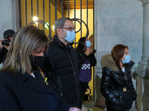 Concentraci&oacute; a la pla&ccedil;a del Vi per la independ&egrave;ncia i la llibertat dels presos pol&iacute;tics
