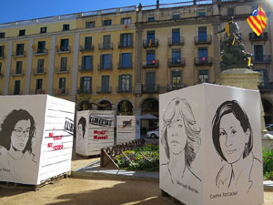T&ograve;tems per la Dignitat a la pla&ccedil;a de la Independ&egrave;ncia
