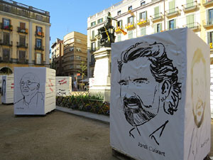 T&ograve;tems per la Dignitat a la pla&ccedil;a de la Independ&egrave;ncia