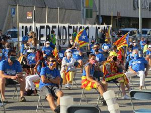Diada Nacional 2020. Concentraci&oacute; a la pla&ccedil;a Espanya
