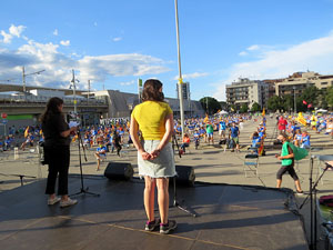 Diada Nacional 2020. Concentraci&oacute; a la pla&ccedil;a Espanya