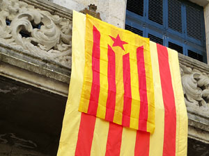 Diada Nacional 2020. Concentraci&oacute; a la pla&ccedil;a del Vi, lectura del manifest i cant de Els Segadors
