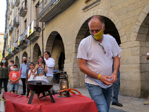 La Flama del Canig&oacute; 2020 a la pla&ccedil;a del Vi