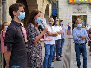 La Flama del Canig&oacute; 2020 a la pla&ccedil;a del Vi