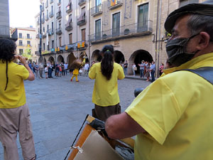 La Flama del Canig&oacute; 2020 a la pla&ccedil;a del Vi