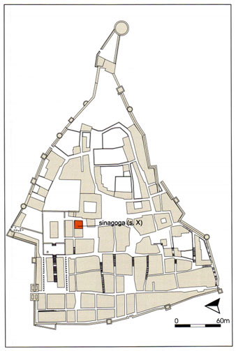 Situaci&oacute; de la primera sinagoga de Girona. Segle X