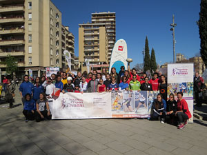 VIII Jornada de l'Esport Femen&iacute; 2020 a la pla&ccedil;a Salvador Espriu, la de Francesc Calvet i Rubalcaba, la pla&ccedil;a Catalunya i el riu Onyar