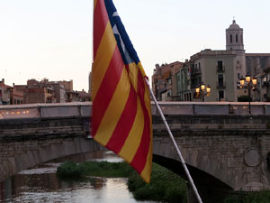 Concentraci&oacute; a la pla&ccedil;a del Vi per la independ&egrave;ncia i la llibertat dels presos pol&iacute;tics