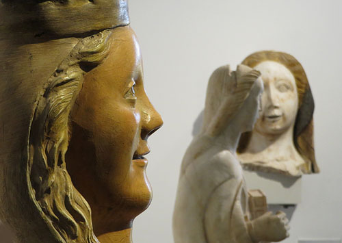 Una de les sales dedicades a l'art g&ograve;tic al Museu d'Art de Girona