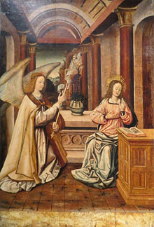 Anunciaci&oacute;. Pere (Perris) de Fontaine. 1515-1518