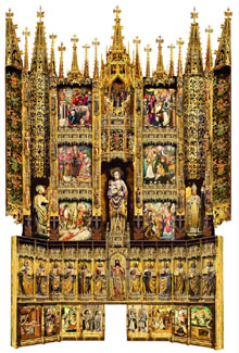 Reconstrucci&oacute; del retaule de Sant Feliu