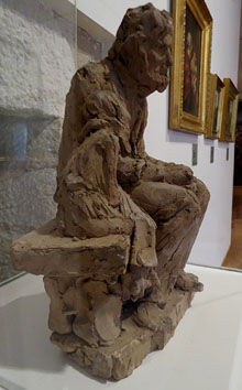 Els primers freds (esb&oacute;s). Miquel Blay i F&agrave;bregas. 1892. Fang