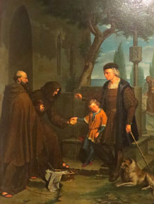 Colom a la R&agrave;bida. Benet Mercad&eacute;. 1858. Oli sobre tela