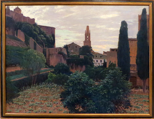 Girona. Santiago Rusi&ntilde;ol. 1896. Oli sobre tela