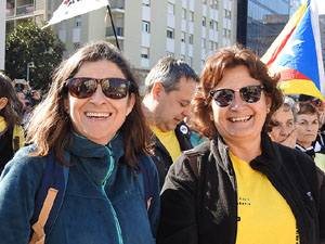 Marxa Groga per la llibertat dels presos pol&iacute;tics i per la Rep&uacute;blica Catalana