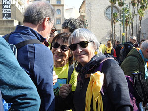 Marxa Groga per la llibertat dels presos pol&iacute;tics i per la Rep&uacute;blica Catalana
